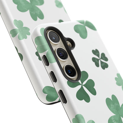 Shamrock Tough Phone Case — St. Patrick’s Day Clover Protective Cover