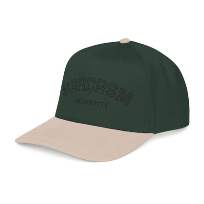 Sarcasm University Baseball Cap — Funny Embroidered Mid-Profile Hat