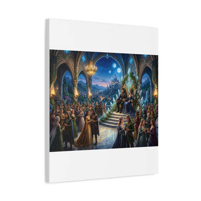 Fantasy Royal Coronation Canvas Art - Matte Stretched Wall Decor
