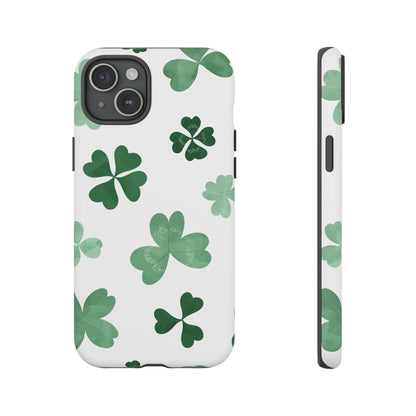 Shamrock Tough Phone Case — St. Patrick’s Day Clover Protective Cover
