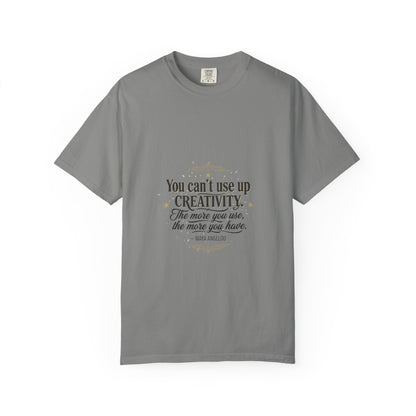 Creativity Quote T-Shirt — "You can't use up creativity" Motivational Graphic Tee