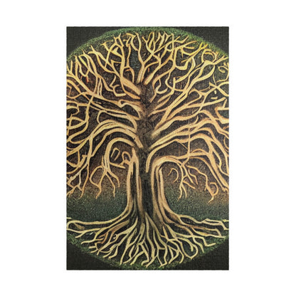 Tree of Life Jigsaw Puzzle — Intricate Root & Branch Art (110–1014 pcs)