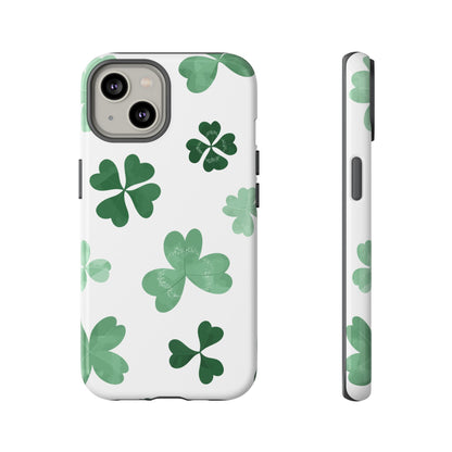 Shamrock Tough Phone Case — St. Patrick’s Day Clover Protective Cover