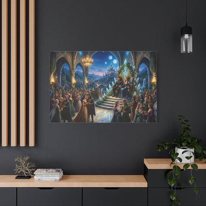 Fantasy Royal Coronation Canvas Art - Matte Stretched Wall Decor