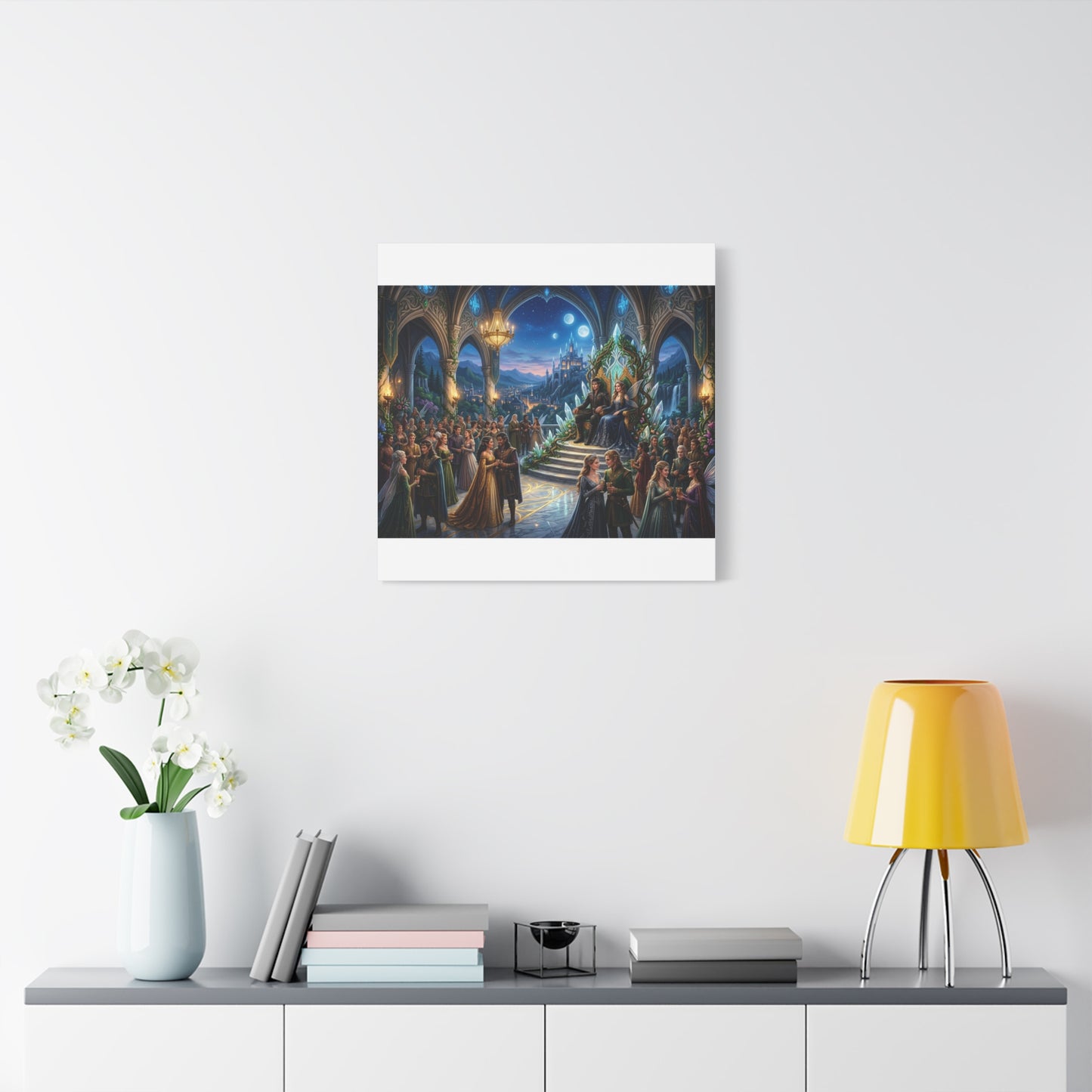 Fantasy Royal Coronation Canvas Art - Matte Stretched Wall Decor
