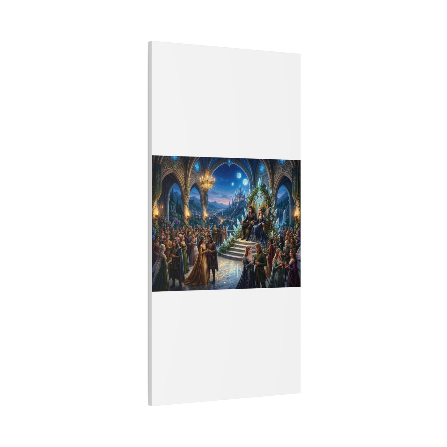 Fantasy Royal Coronation Canvas Art - Matte Stretched Wall Decor