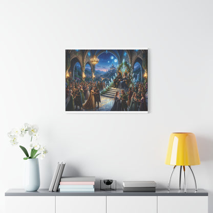 Fantasy Royal Coronation Canvas Art - Matte Stretched Wall Decor