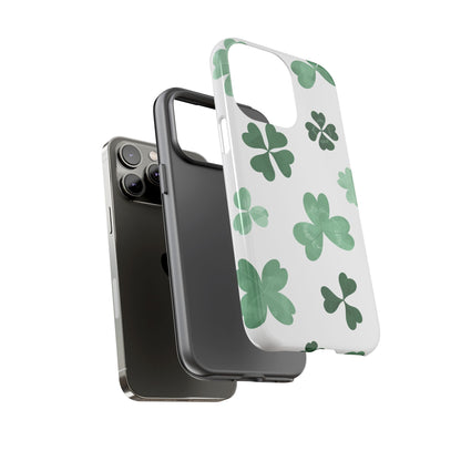 Shamrock Tough Phone Case — St. Patrick’s Day Clover Protective Cover