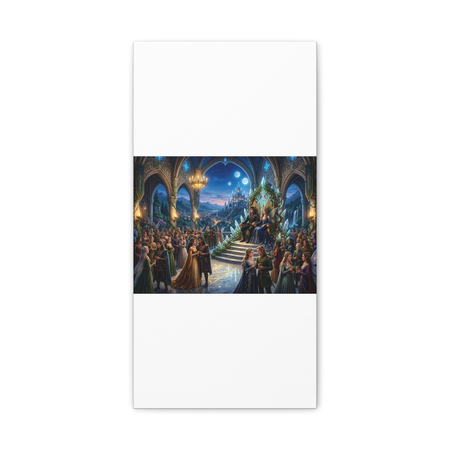 Fantasy Royal Coronation Canvas Art - Matte Stretched Wall Decor