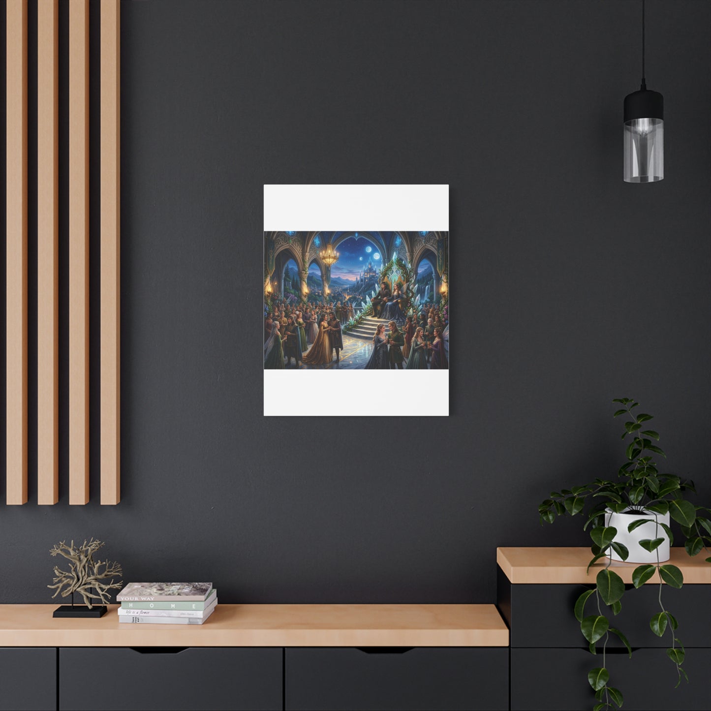 Fantasy Royal Coronation Canvas Art - Matte Stretched Wall Decor