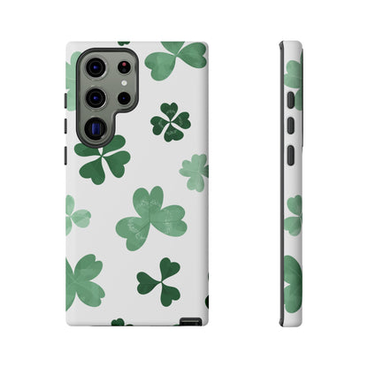 Shamrock Tough Phone Case — St. Patrick’s Day Clover Protective Cover