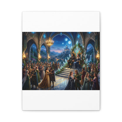 Fantasy Royal Coronation Canvas Art - Matte Stretched Wall Decor