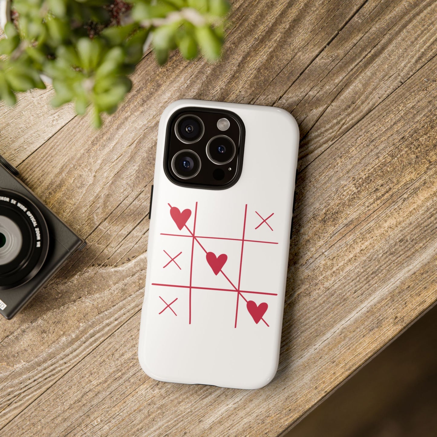 Phone Case - Tic Tac Love Heart Design (Valentine’s Day Gift)