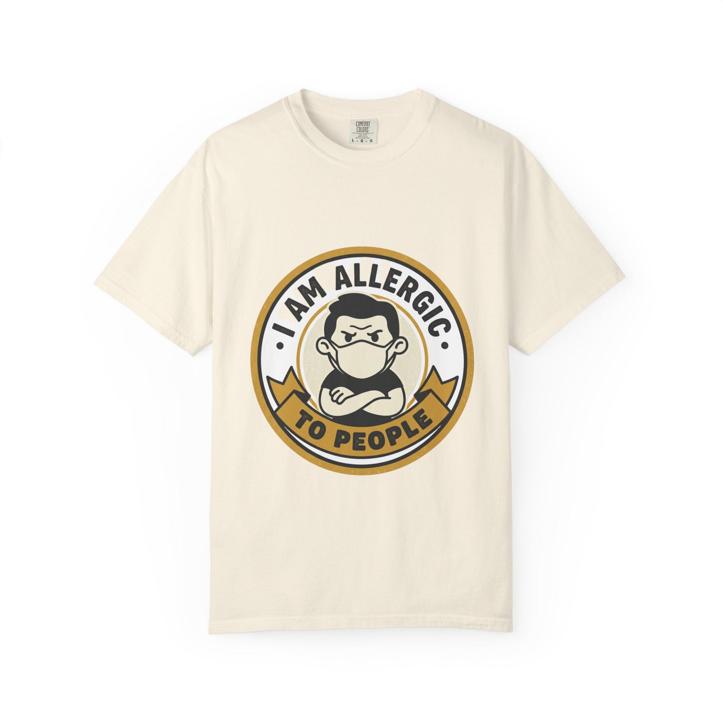 I Am Allergic To People T-Shirt — Funny Anti-Social Graphic Tee