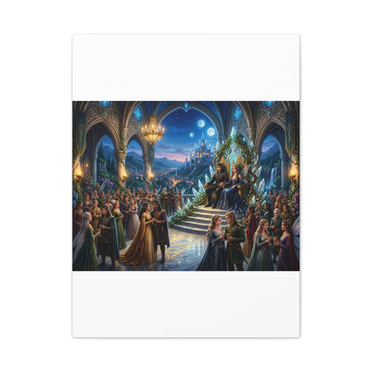 Fantasy Royal Coronation Canvas Art - Matte Stretched Wall Decor