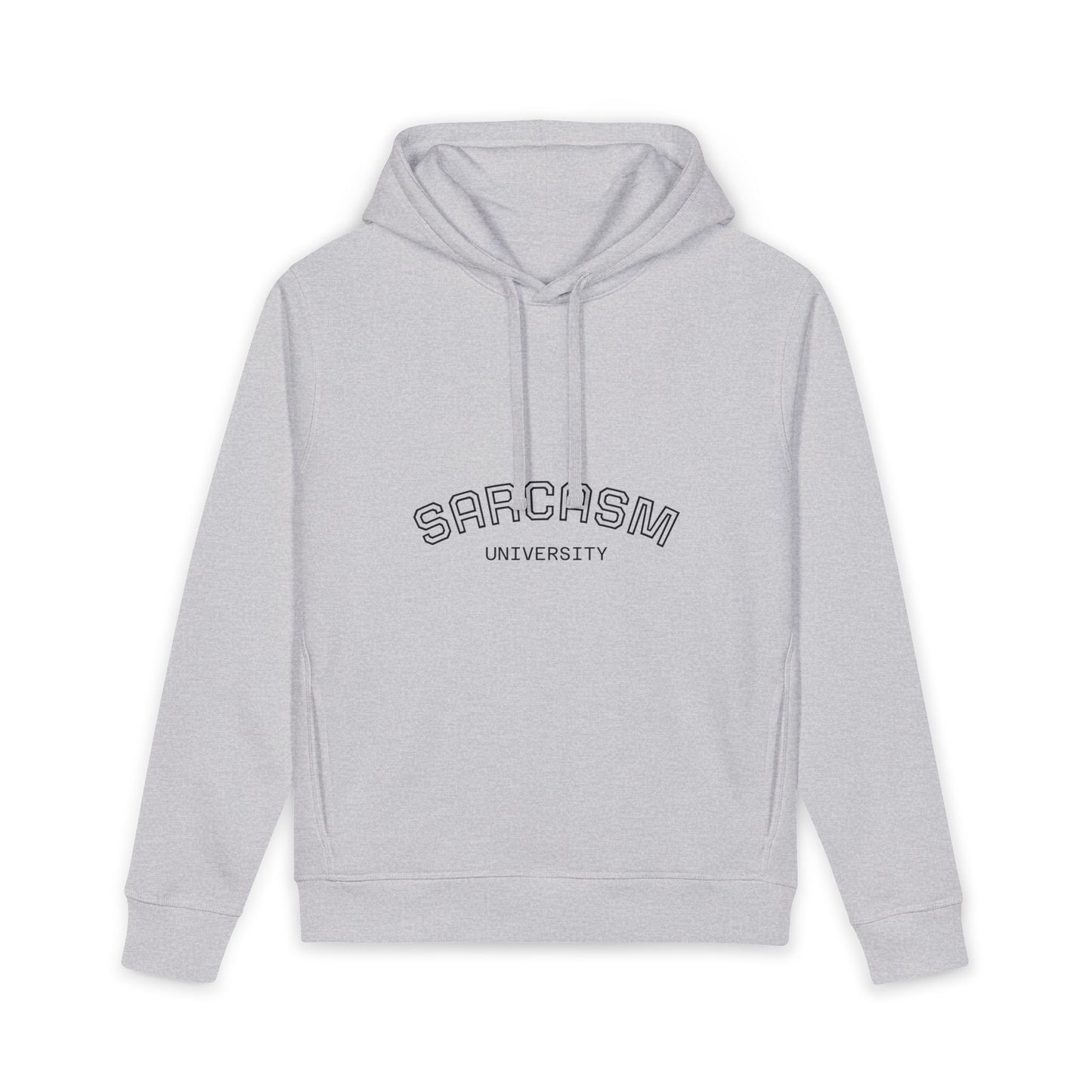 Sarcasm University Hoodie — Minimal Arch Logo Pullover