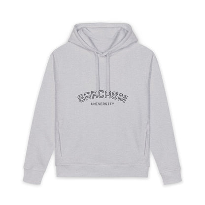 Sarcasm University Hoodie — Minimal Arch Logo Pullover