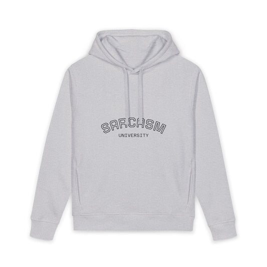 Sarcasm University Hoodie — Minimal Arch Logo Pullover
