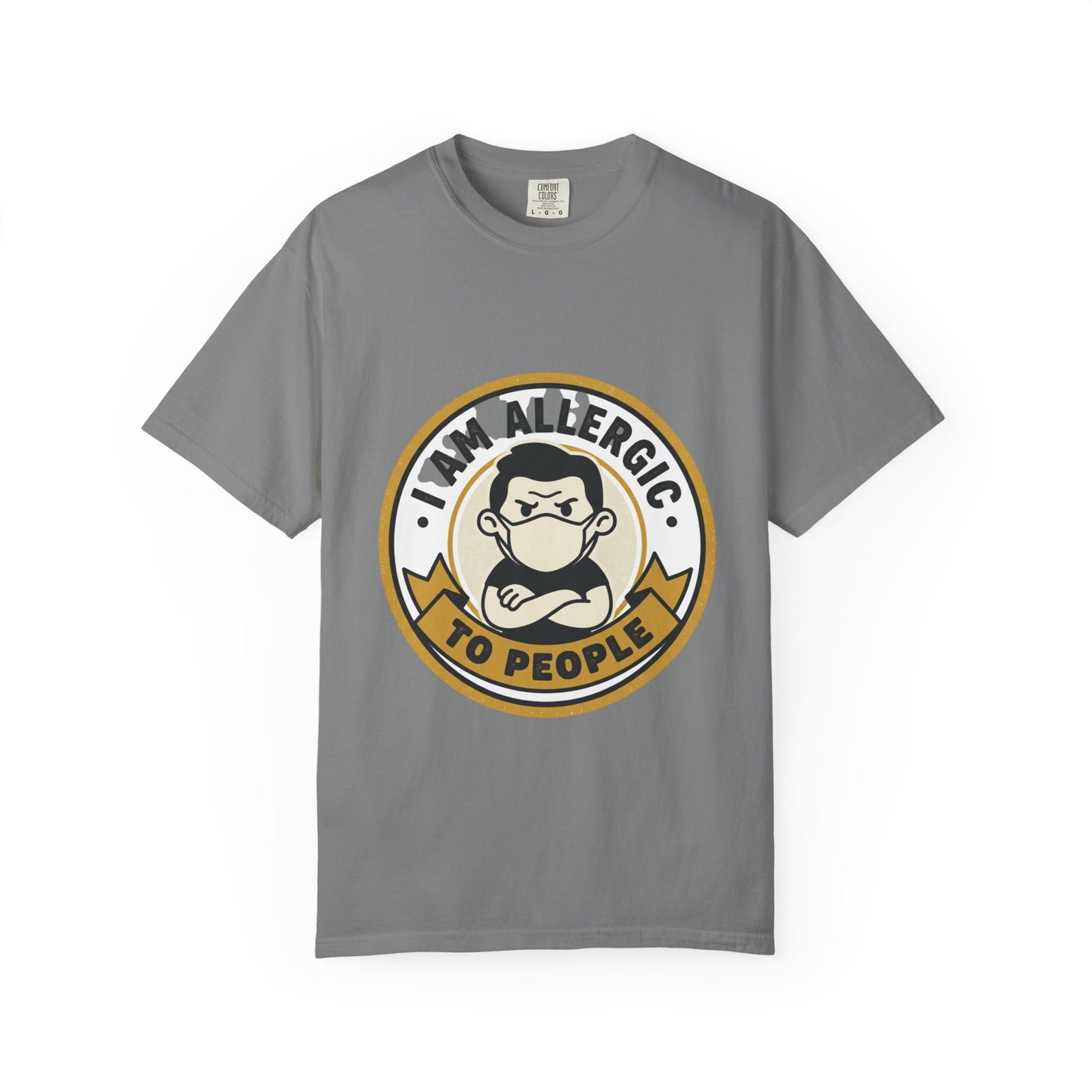 I Am Allergic To People T-Shirt — Funny Anti-Social Graphic Tee