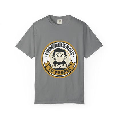 I Am Allergic To People T-Shirt — Funny Anti-Social Graphic Tee