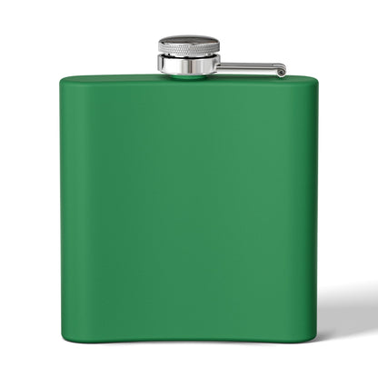 Stainless Flask — "Drink Drank Drunk" St. Patrick's Day 6oz Hip Flask
