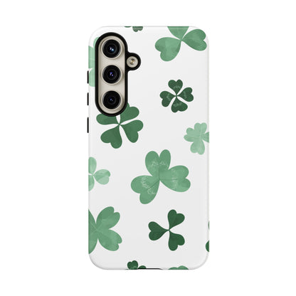 Shamrock Tough Phone Case — St. Patrick’s Day Clover Protective Cover