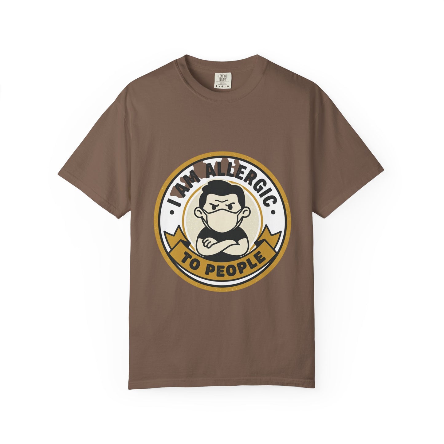I Am Allergic To People T-Shirt — Funny Anti-Social Graphic Tee