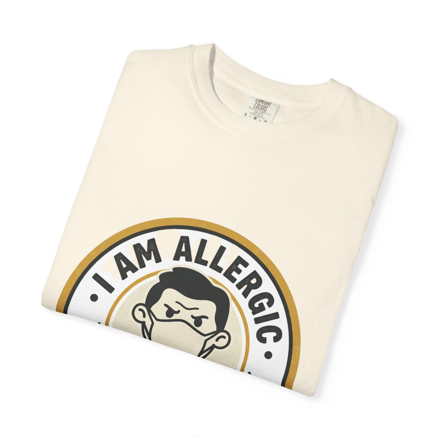 I Am Allergic To People T-Shirt — Funny Anti-Social Graphic Tee