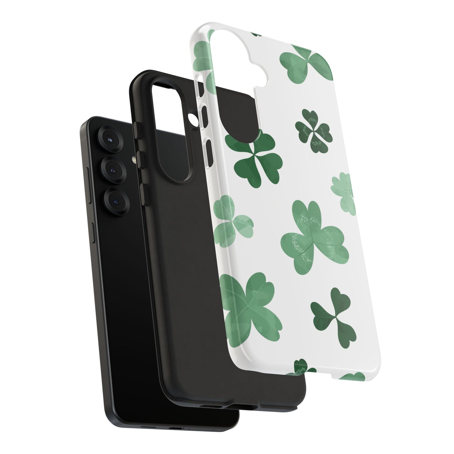 Shamrock Tough Phone Case — St. Patrick’s Day Clover Protective Cover