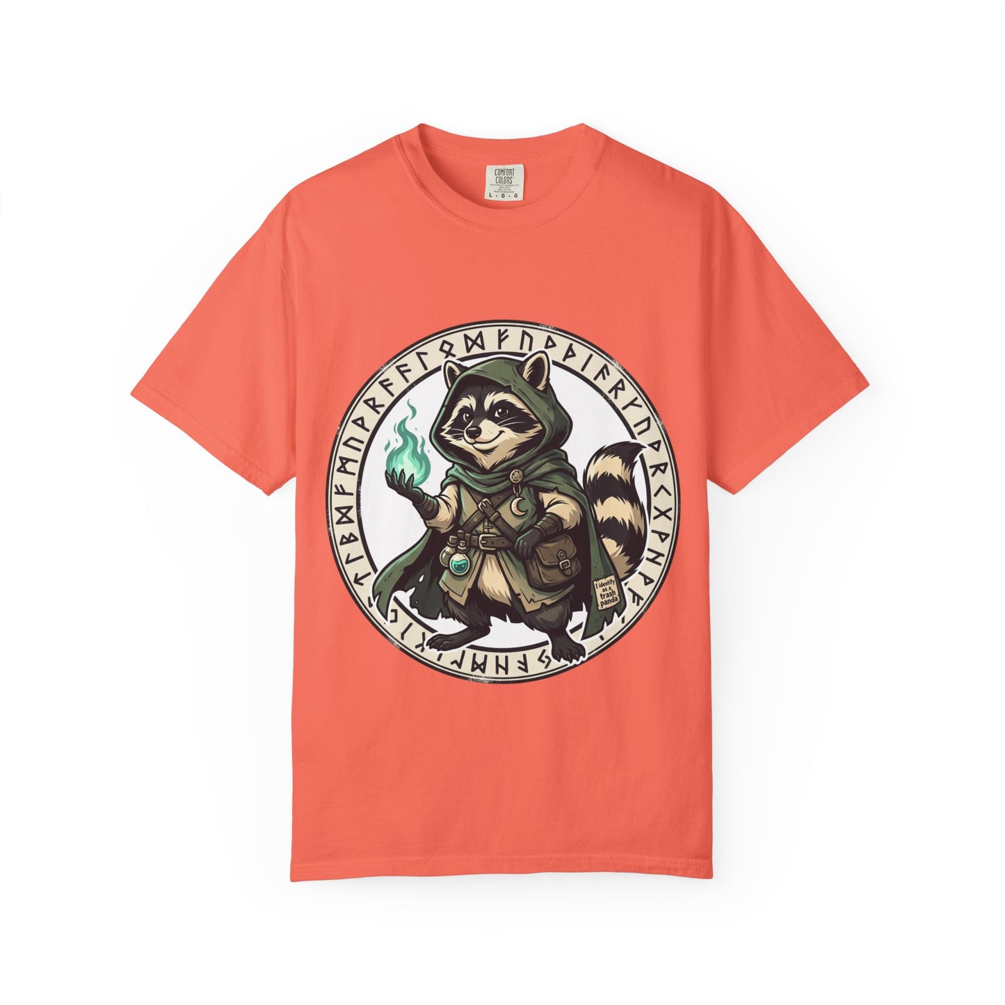 Raccoon Wizard T-Shirt – Cute Fantasy Mage Graphic Tee