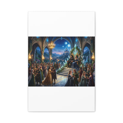 Fantasy Royal Coronation Canvas Art - Matte Stretched Wall Decor