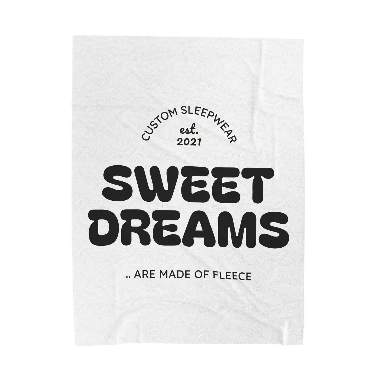 Sweet Dreams Fleece Throw
