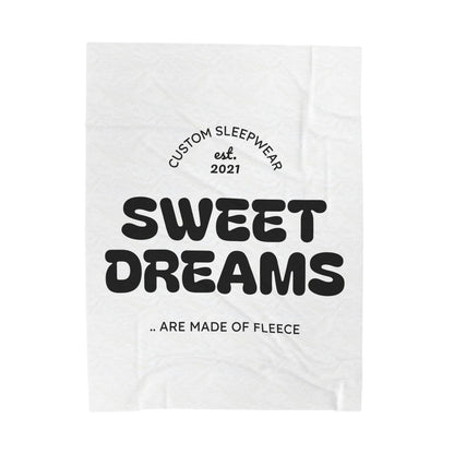 Sweet Dreams Fleece Throw