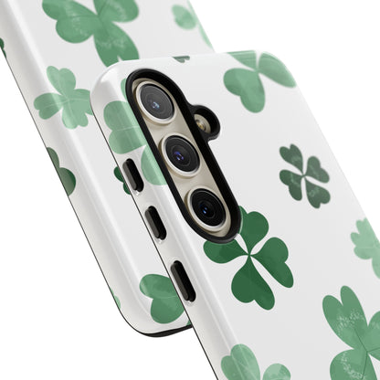 Shamrock Tough Phone Case — St. Patrick’s Day Clover Protective Cover