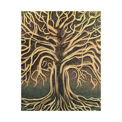Tree of Life Jigsaw Puzzle — Intricate Root & Branch Art (110–1014 pcs)