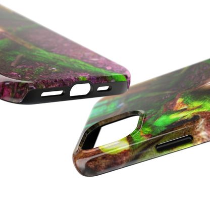 Forest Moss Candle Phone Case — Enchanted Woodland Tough Phone Case