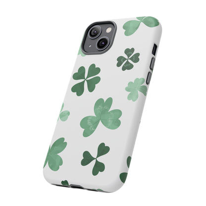 Shamrock Tough Phone Case — St. Patrick’s Day Clover Protective Cover