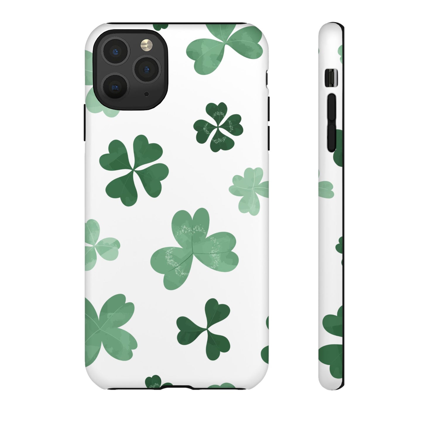 Shamrock Tough Phone Case — St. Patrick’s Day Clover Protective Cover