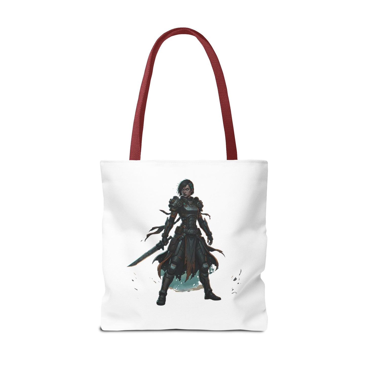 Rogue Warrior Tote Bag – Dark Fantasy Assassin Illustration