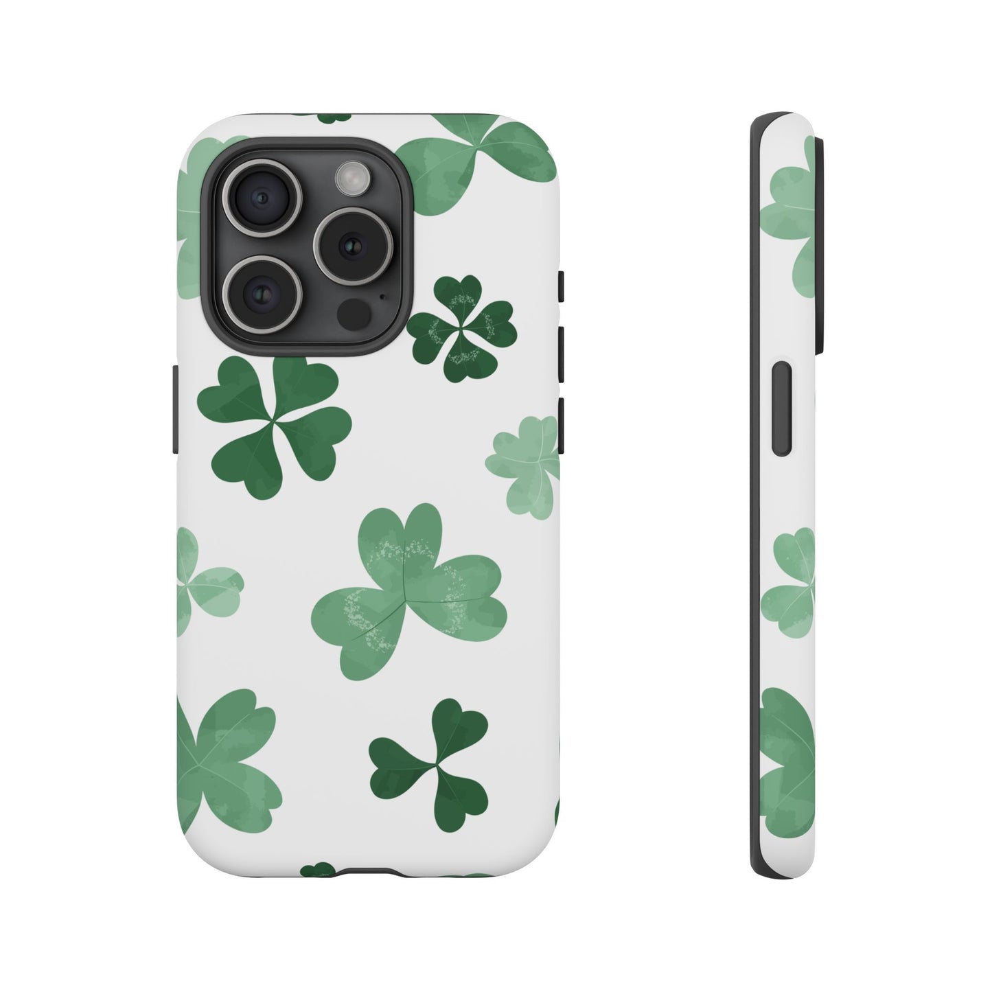 Shamrock Tough Phone Case — St. Patrick’s Day Clover Protective Cover
