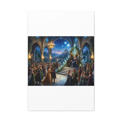 Fantasy Royal Coronation Canvas Art - Matte Stretched Wall Decor