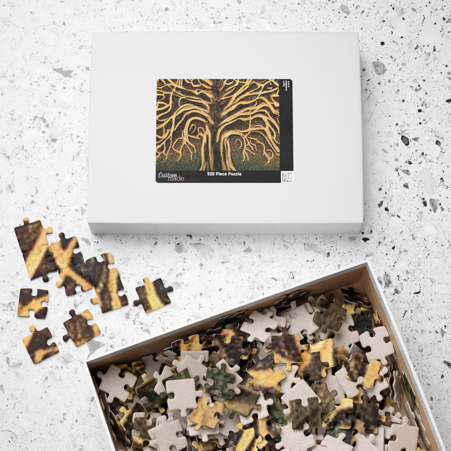 Tree of Life Jigsaw Puzzle — Intricate Root & Branch Art (110–1014 pcs)