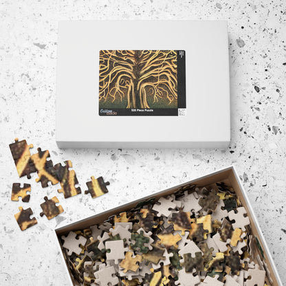 Tree of Life Jigsaw Puzzle — Intricate Root & Branch Art (110–1014 pcs)