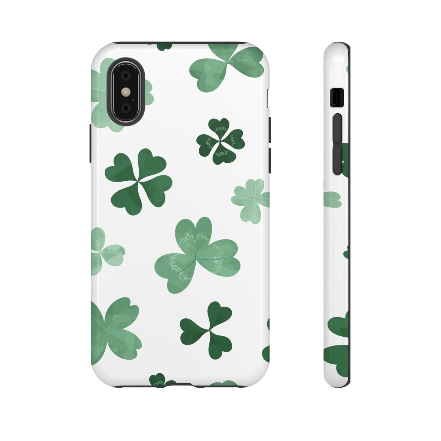Shamrock Tough Phone Case — St. Patrick’s Day Clover Protective Cover