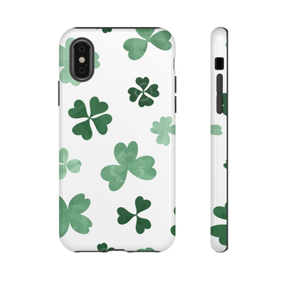Shamrock Tough Phone Case — St. Patrick’s Day Clover Protective Cover