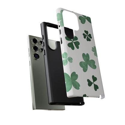 Shamrock Tough Phone Case — St. Patrick’s Day Clover Protective Cover