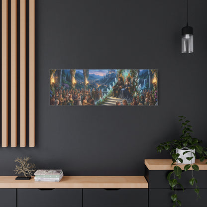 Fantasy Royal Coronation Canvas Art - Matte Stretched Wall Decor