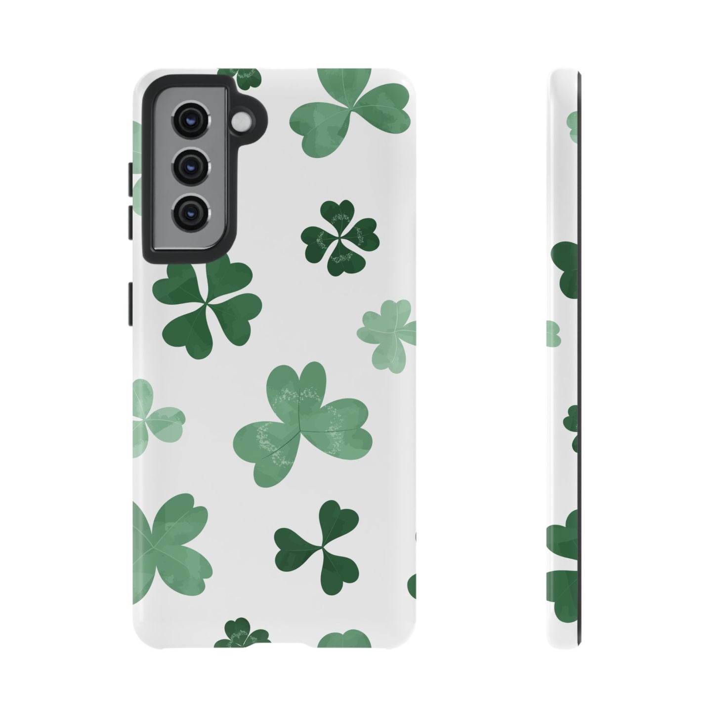 Shamrock Tough Phone Case — St. Patrick’s Day Clover Protective Cover