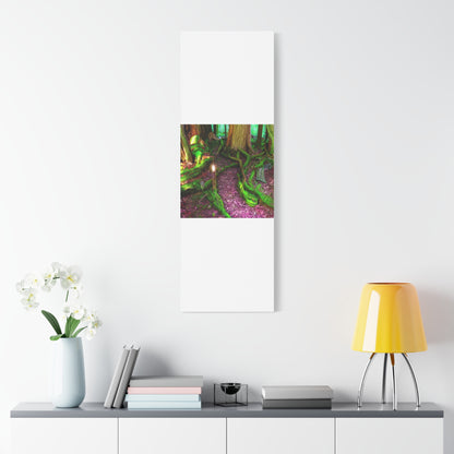Enchanted Forest Moss Path Canvas Print — Matte Stretched Wall Art
