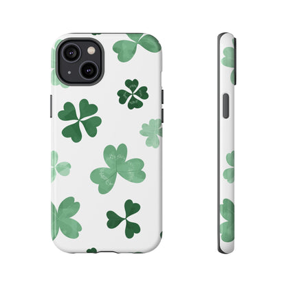 Shamrock Tough Phone Case — St. Patrick’s Day Clover Protective Cover